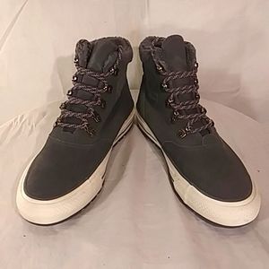 🔥NWOT Converse (Special Addition) Grey Suede & Fur Sneaker/Booties
